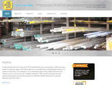 Tablet Screenshot of esteelsuppliers.com